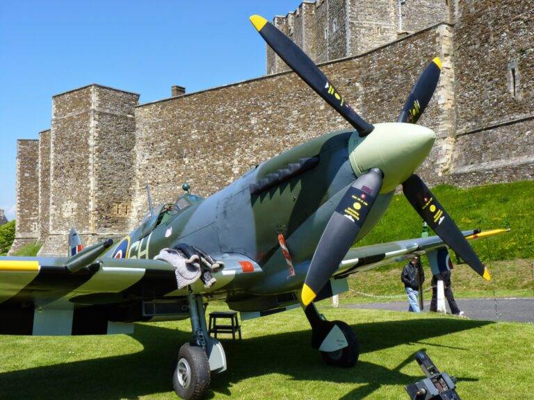 Spitfire at Dover Castle